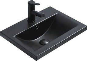 Mexen Emma inbouw wastafel 51 x 39 cm, zwart mat - 25055185