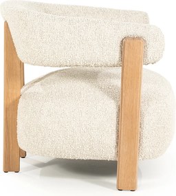 Armleuningstoel Boucle Beige