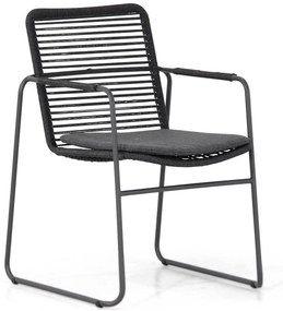 Tuinset 6 personen  Rope Grijs 4 Seasons Outdoor Elba/Brighton