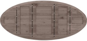 Goossens Excellent Eettafel Gs-1302, Ovaal 180 x 100 cm