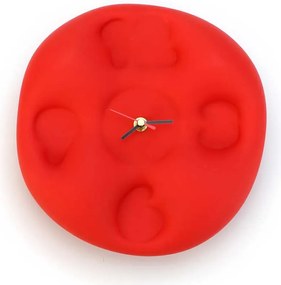 Teun Zwets - Bubble Clock Rood - Pre Order