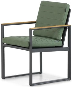 Tuinstoel Aluminium/Teak Grijs-antraciet Lifestyle Garden Furniture Faro