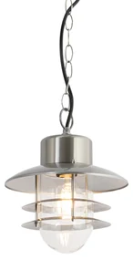 Buitenlamp Industriële hanglamp staal IP44 - Shell Industriele / Industrie / Industrial E27 IP44 Buitenverlichting rond