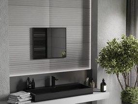 Mexen Loft rechthoekige badkamer spiegel 60 x 50 cm, zwarte lijst - 9852-060-050-000-70