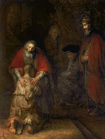Kunstreproductie Return of the Prodigal Son, c.1668-69, Rembrandt Harmensz. van Rijn