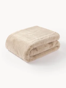 Knuffeldeken Mette van imitatiebont