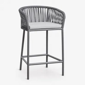 Set Van 2 Hoge Tuinkrukken Arhiza Grijs – Grafiet & ↑65 Cm - Sklum