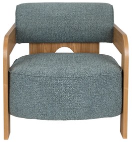 Zuiver Oolong Eiken Fauteuil Modern Design Blauw