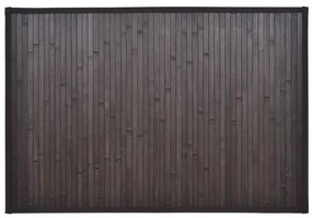 vidaXL 242114 Bamboo Bath Mat 60 x 90 cm Dark Brown