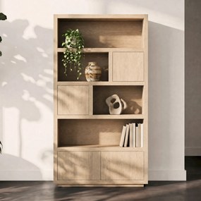 Vakkenkast Naturel Eiken 120 Cm - 120x42x220cm.