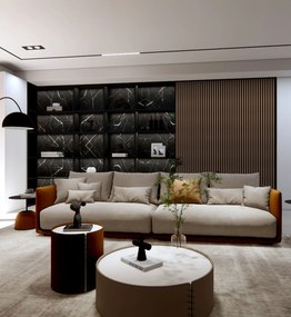 AkuPanel 240 cm Gerookt Eiken   - Akoestische panelen