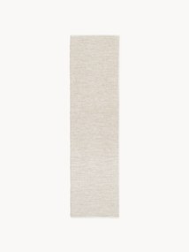 Handgeweven in- & outdoor loper Rika met vintage ruitjesmotief