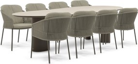 Tuinset 8 personen  Rope Taupe 4 Seasons Outdoor Florence/Weave