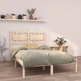 vidaXL Bedframe massief hout 120x190 cm 4FT Small Double