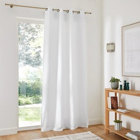 Verduisteringsgordijn in gewassen linnen met oogjes Onega