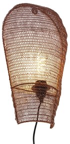 Oosterse wandlamp brons 45 cm - NidumOosters E27 Binnenverlichting Lamp