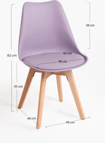 Set 4 Synk Basic Stoelen