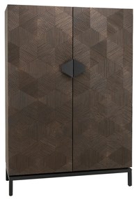 Tower Living Moderne Kast Donker Eiken San Marino - 110x45x160cm.