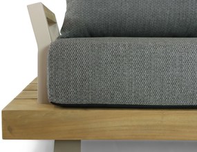 Tuinstoel Aluminium/Teak Old teak greywash Santika Supreme