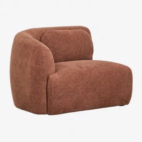 Linker Hoekmodule Voor Modulaire Bank In Chenille Coquette Chenille Roestbruin - Sklum