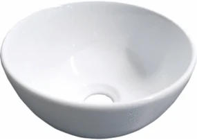 Saqu Rise waskom 24x24x12cm porselein glans wit