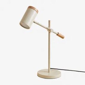 Draaibare Tafellamp Van Ijzer Amaranto Tapioca Beige - Sklum