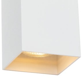 Design vierkante wandlamp wit - Sabbir Design GU10 Binnenverlichting Lamp