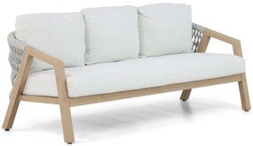 Stoel en Bank Loungeset 5 personen Aluminium Taupe  Santika Furniture Santika