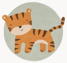 Handgetuft kindervloerkleed Savannah van wol