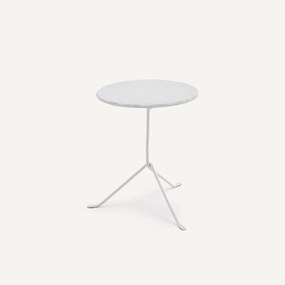 Bijzettafel in geperforeerd ijzer, H42 cm, Joy