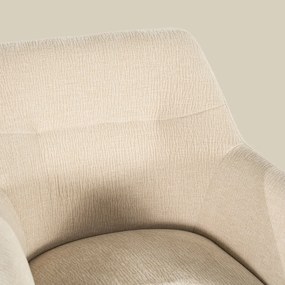 Draaibare Barkruk Stof Beige