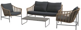 4 Seasons Outdoor Timor 2,5 zits loungebank SALE  Loungebank    beige weerbestendig