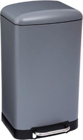 5Five Ariane Pedaalemmer - Grijs - 30 Liter - Metaal