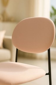 Mida stoel van zwart fluweel