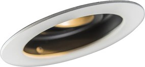 Smart inbouwspot wit met staal incl. Wifi GU10 - Rondoo