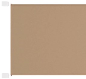 vidaXL Luifel verticaal 100x360 cm oxford stof taupe