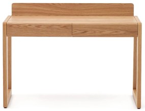 Kave Home Arandu Bureau Met Laden Massief Essenhout - 120 X 60cm.