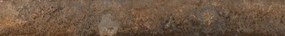 Navale Grava plint tegel 7.5x60cm antraciet gerectificeerd