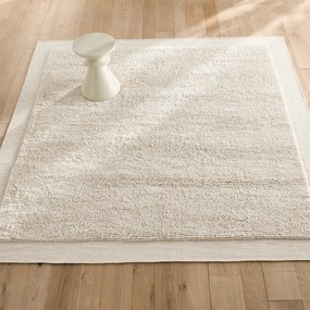 Vierkant wollen vloerkleed, handgeknoopt, EDGI