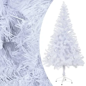 vidaXL Kunstkerstboom met LED's en kerstballen 230 takken 120 cm