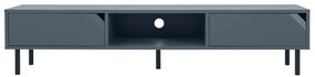 Tenzo Corner Modern Tv-meubel Blauw - 176.5x43x39cm.