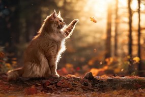 Foto Autumn Cat, Marcel Egger