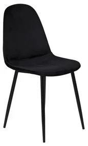 Jörn Eetkamerstoel - Inger - Zwart - Fluweel - Jörn