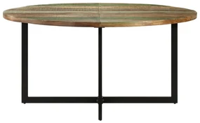 vidaXL Eettafel 150x75 cm massief gerecycled hout