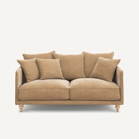 3-zits stonewashed fluwelen bank, Lazare