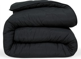 Dekbed 2 in 1 - Wasbaar dekbed zonder overtrek - 140x220 - zwart xl
