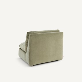 Modulaire hoek in linnen fluweel, GIULIANO