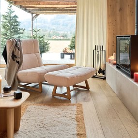 Fauteuil tricot in sherpa, Lafar