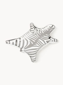 Designer sierschaal Zebra gemaakt van porselein