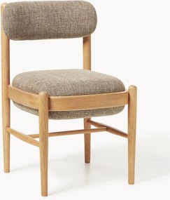 Gestoffeerde eikenhouten eetkamerstoel Imara